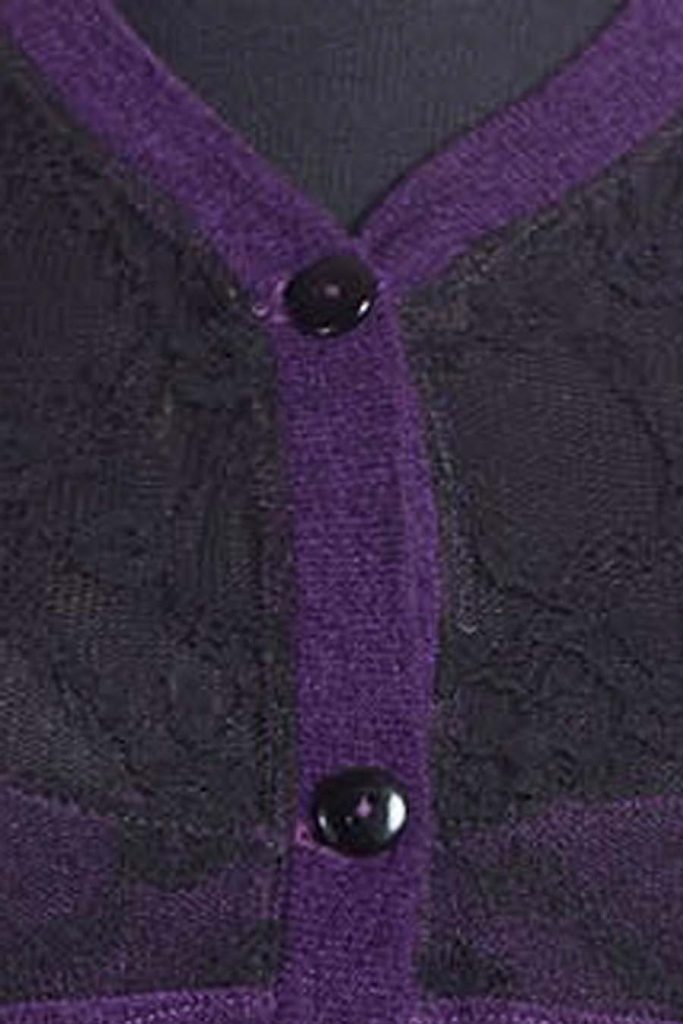 AMELIA CARDIGAND RIVAL DISEÑO INDUMENTARIA MORADO