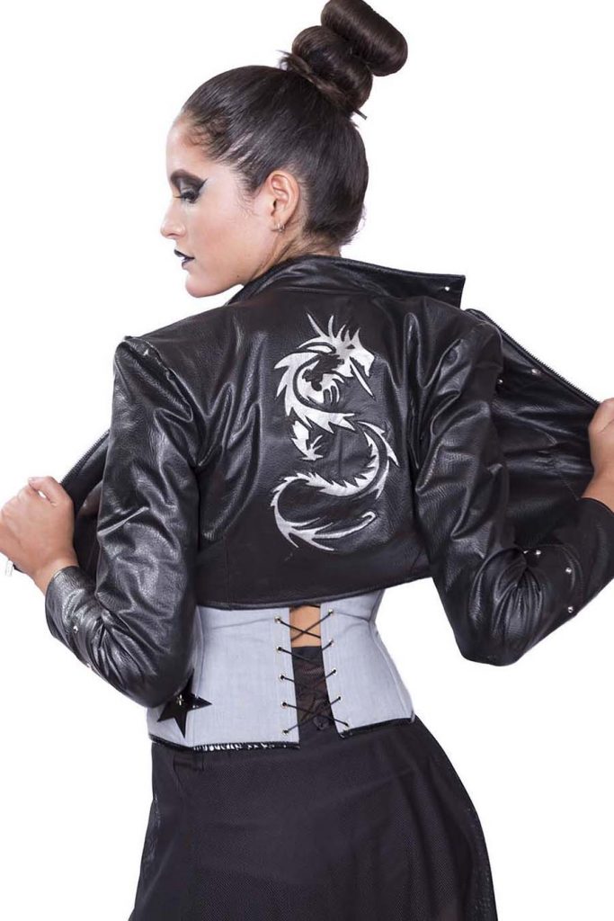 DRAGON CHAQUETA RIVAL DISEÑO INDUMENTARIA ECOPIEL DRAGON