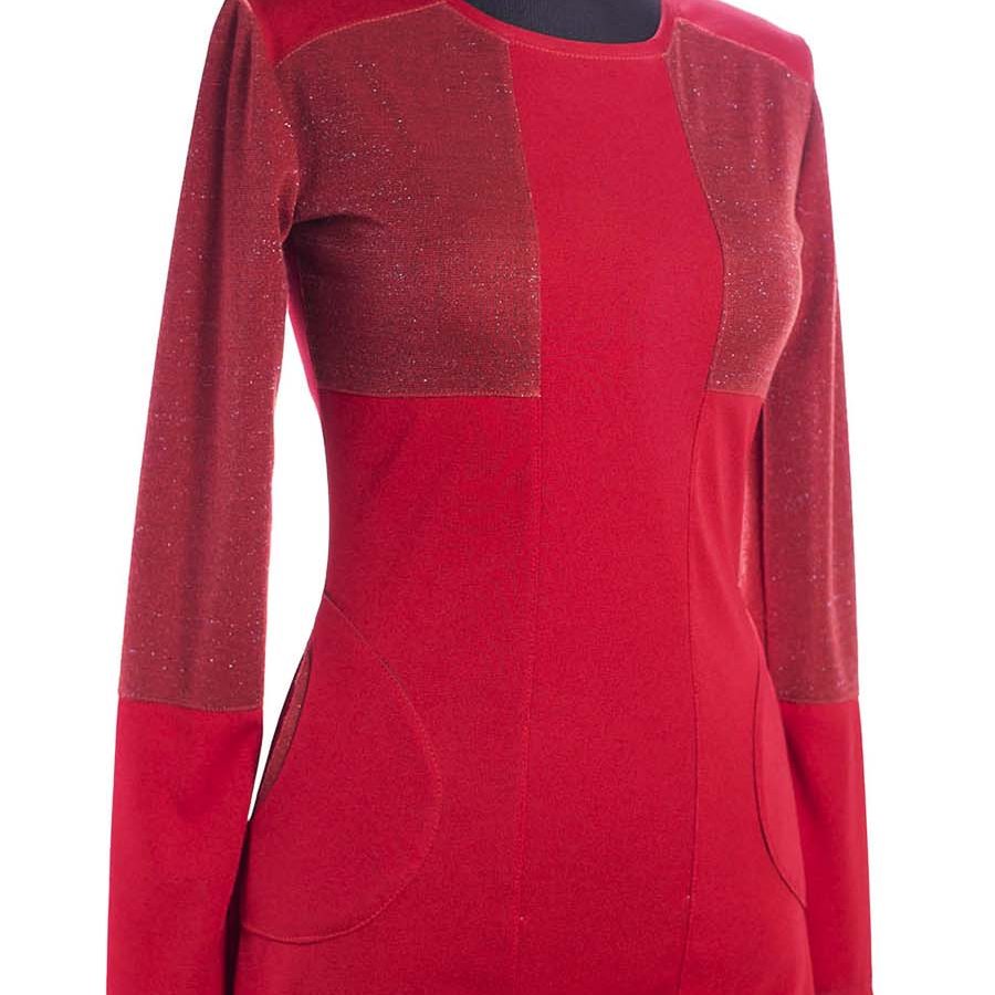 CARMEN SWEATER RIVAL DISEÑO INDUMENTARIA ROJO