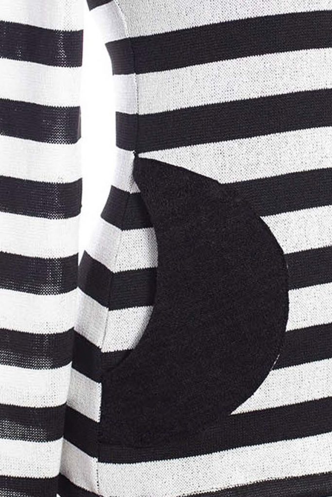 LINE POCKET SWEATER RIVAL DISEÑO INDUMENTARIA BLANCO NEGRO