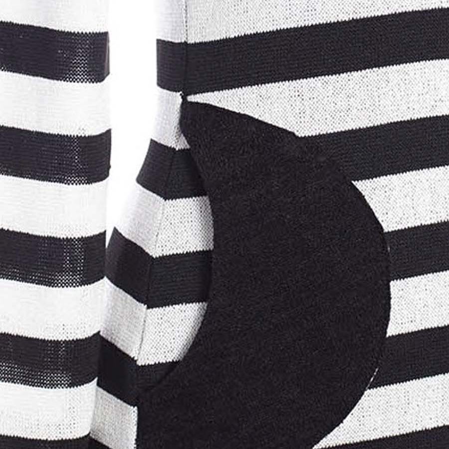 LINE POCKET SWEATER RIVAL DISEÑO INDUMENTARIA BLANCO NEGRO
