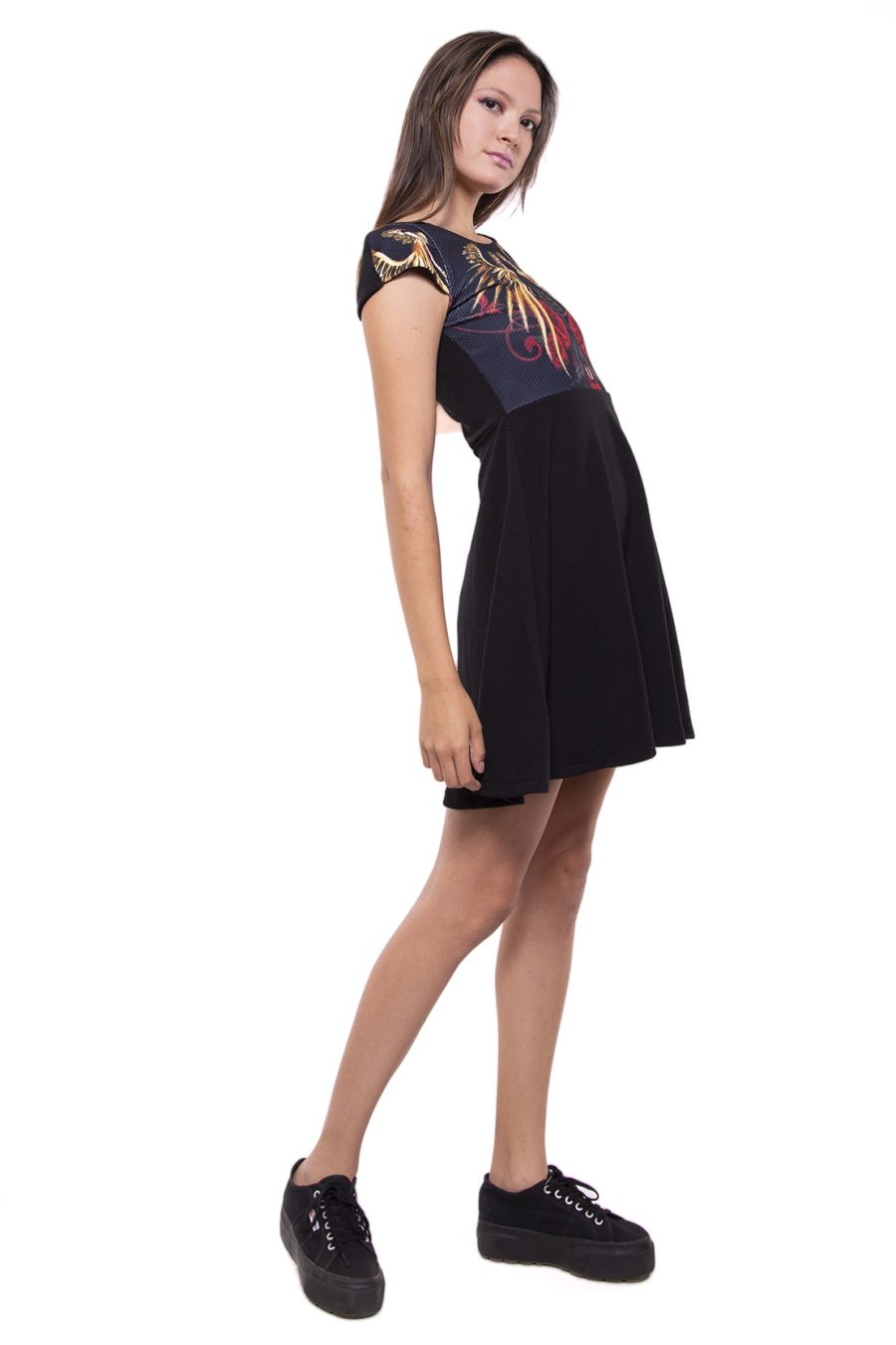 VESTIDO FRANCISCA ANGEL TWINS RIVAL DISEÑO INDUMENTARIA