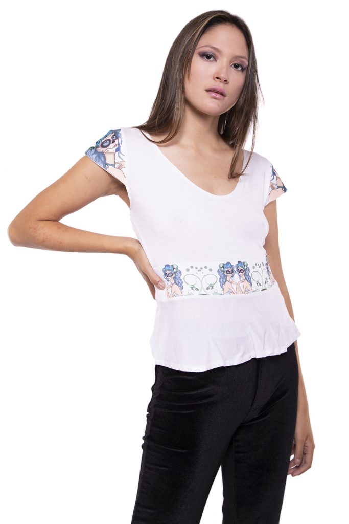 Camiseta Blue Catrina