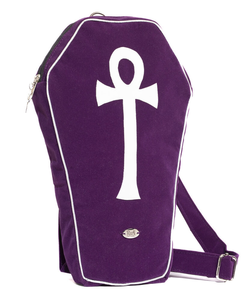 Coffin Bag Ankh Violet