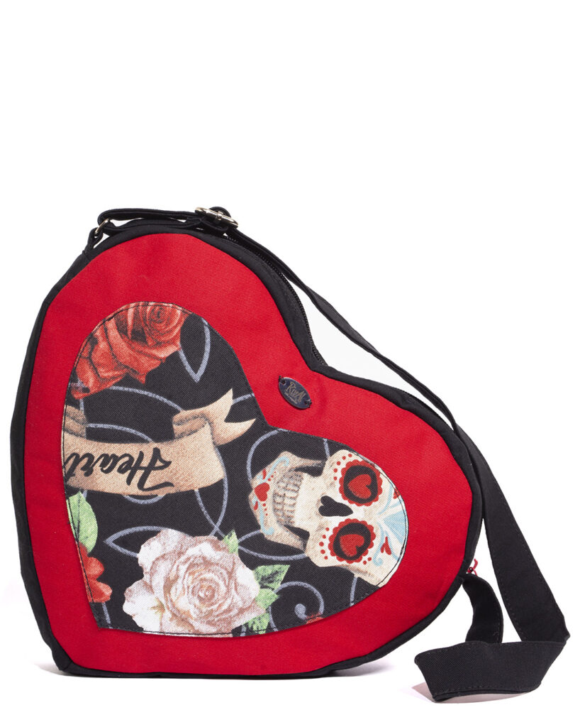 Heart Bag Pocket Skull