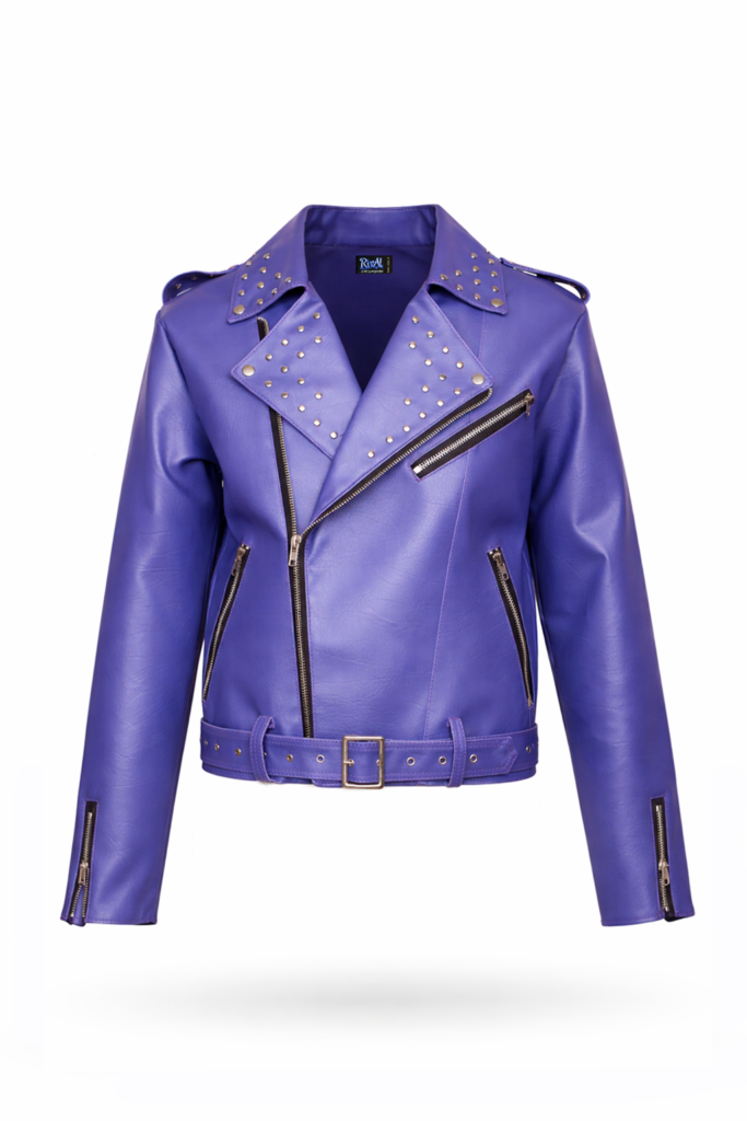 Chaqueta Biker Ramona Violeta