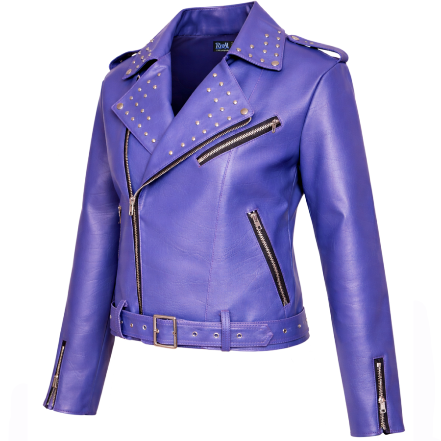 Chaqueta Biker Ramona Violeta: imagen 2