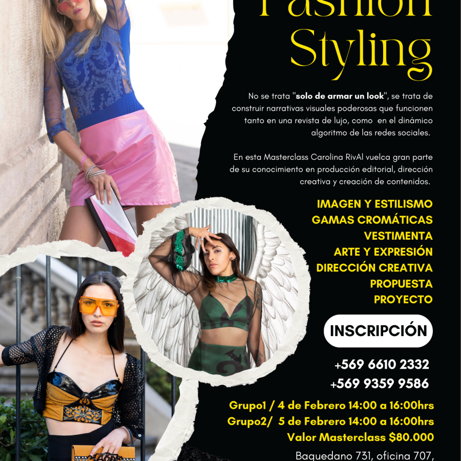 Masterclass Fashion Styling en Arica: imagen 1