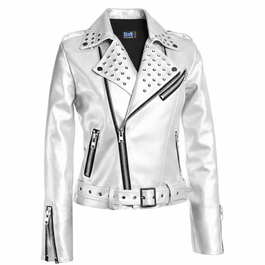Chaqueta Biker Ramona Plata